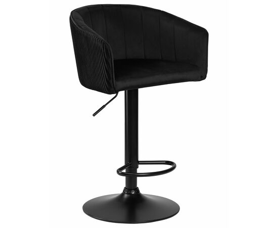 Стул барный DOBRIN DARCY BLACK, черный велюр (1922-21), Вариант: черный велюр (1922-21) | Интернет магазин мебели и декора LifeDekor