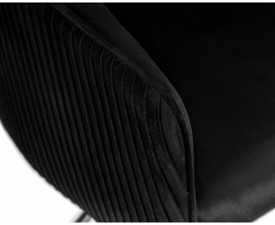 Стул барный DOBRIN DARCY BLACK, черный велюр (1922-21), Вариант: черный велюр (1922-21), изображение 7 | Интернет магазин мебели и декора LifeDekor