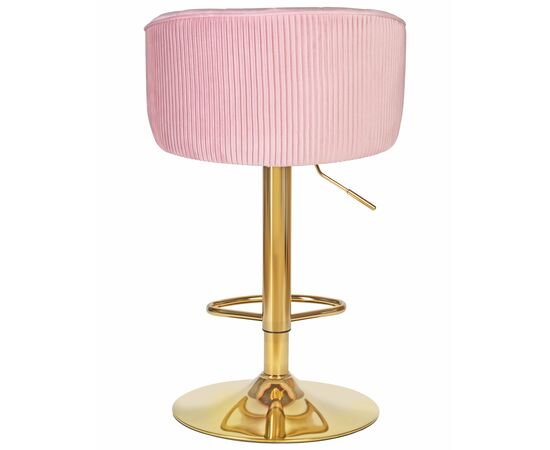 Стул барный DOBRIN DARCY GOLD, розовый велюр (1922-16), Вариант: розовый велюр (1922-16), изображение 5 | Интернет магазин мебели и декора LifeDekor