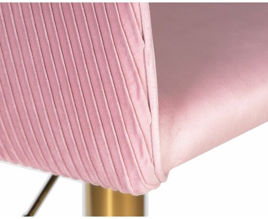 Стул барный DOBRIN DARCY GOLD, розовый велюр (1922-16), Вариант: розовый велюр (1922-16), изображение 7 | Интернет магазин мебели и декора LifeDekor
