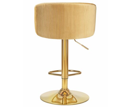 Стул барный DOBRIN DARCY GOLD, песочный велюр (1922-3), Вариант: песочный велюр (1922-3), изображение 5 | Интернет магазин мебели и декора LifeDekor
