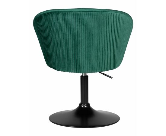 Кресло дизайнерское DOBRIN EDISON BLACK, зеленый велюр (1922-9), Вариант: зеленый велюр (1922-9), изображение 5 | Интернет магазин мебели и декора LifeDekor
