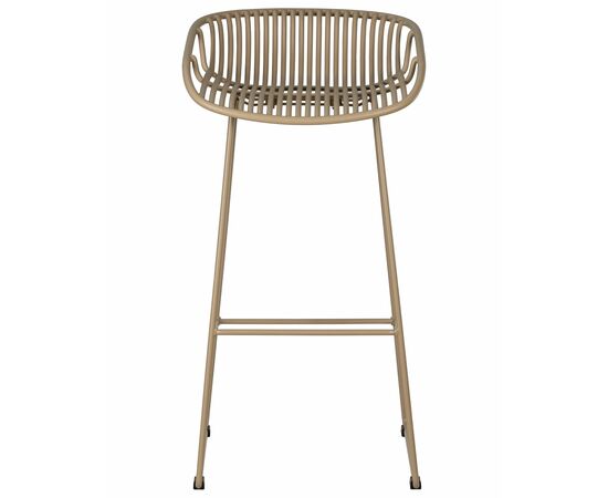 Стул барный DOBRIN FRANK, бежевый, Вариант: бежевый, изображение 6 | Интернет магазин мебели и декора LifeDekor