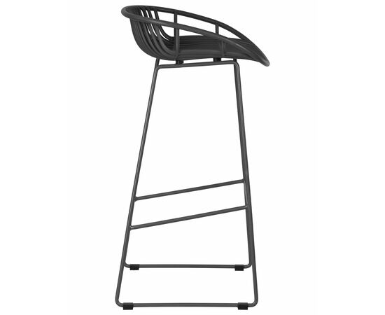 Стул барный DOBRIN FRANK, темно-серый, Вариант: темно-серый, изображение 3 | Интернет магазин мебели и декора LifeDekor