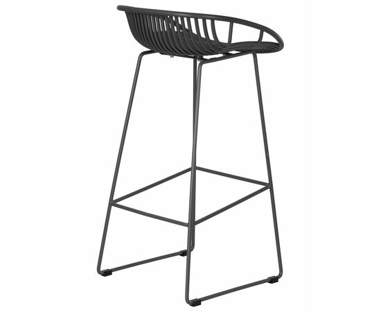 Стул барный DOBRIN FRANK, темно-серый, Вариант: темно-серый, изображение 4 | Интернет магазин мебели и декора LifeDekor