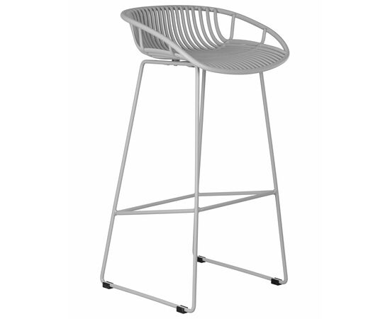 Стул барный DOBRIN FRANK, светло-серый, Вариант: светло-серый, изображение 2 | Интернет магазин мебели и декора LifeDekor