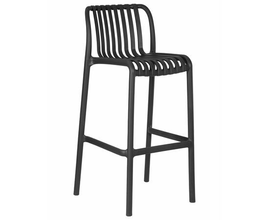 Стул барный DOBRIN CHLOE BAR, темно-серый, Вариант: темно-серый | Интернет магазин мебели и декора LifeDekor