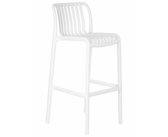 Стул барный DOBRIN CHLOE BAR, белый, Вариант: белый, изображение 2 | Интернет магазин мебели и декора LifeDekor