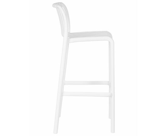 Стул барный DOBRIN CHLOE BAR, белый, Вариант: белый, изображение 3 | Интернет магазин мебели и декора LifeDekor