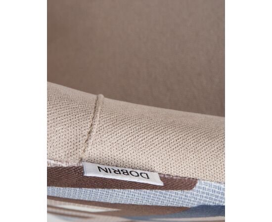 Стул обеденный DOBRIN MARKUS, ЭМАЛЬ ЧЕРНЫЙ МУАР ткань Candy Silver+Escada Ocean, изображение 8 | Интернет магазин мебели и декора LifeDekor