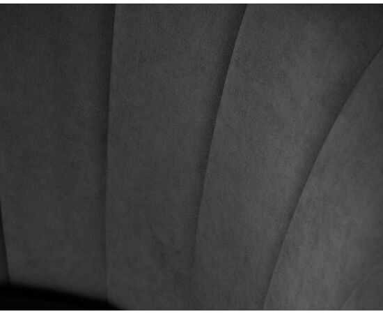 Стул обеденный DOBRIN NAOMI, ЭМАЛЬ ЧЕРНЫЙ МУАР велюр Catania Chocolate, изображение 8 | Интернет магазин мебели и декора LifeDekor