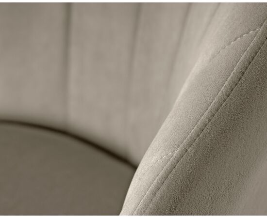 Стул обеденный DOBRIN NAOMI, ЭМАЛЬ ЧЕРНЫЙ МУАР велюр Catania Cocoa, изображение 9 | Интернет магазин мебели и декора LifeDekor