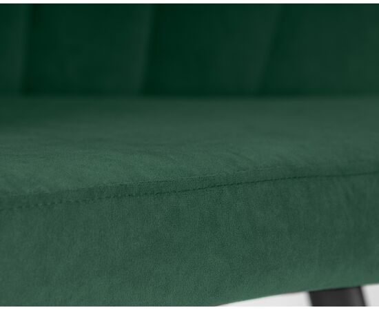 Стул обеденный DOBRIN NAOMI, ЭМАЛЬ ЧЕРНЫЙ МУАР велюр Catania Izumrud, изображение 8 | Интернет магазин мебели и декора LifeDekor