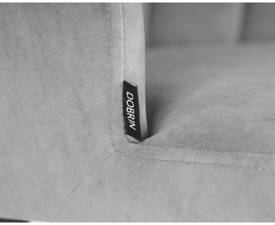 Стул обеденный DOBRIN NAOMI, ЭМАЛЬ ЧЕРНЫЙ МУАР велюр Catania Smoke, изображение 7 | Интернет магазин мебели и декора LifeDekor