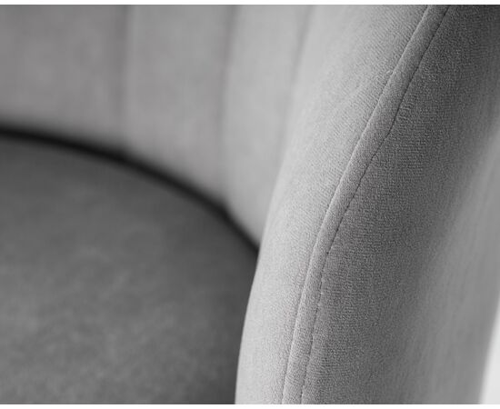 Стул обеденный DOBRIN NAOMI, ЭМАЛЬ ЧЕРНЫЙ МУАР велюр Catania Smoke, изображение 9 | Интернет магазин мебели и декора LifeDekor