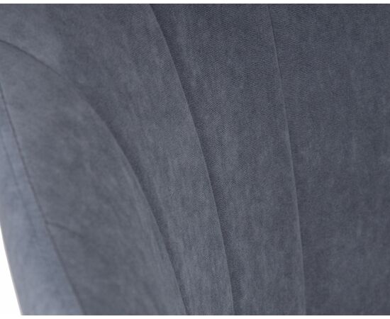 Стул обеденный DOBRIN NAOMI, ЭМАЛЬ ЧЕРНЫЙ МУАР велюр Catania Steel, изображение 9 | Интернет магазин мебели и декора LifeDekor