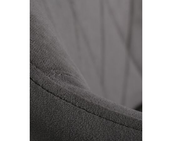 Стул обеденный DOBRIN ROBY, ЭМАЛЬ ЧЕРНЫЙ МУАР велюр Catania Chocolate, изображение 10 | Интернет магазин мебели и декора LifeDekor