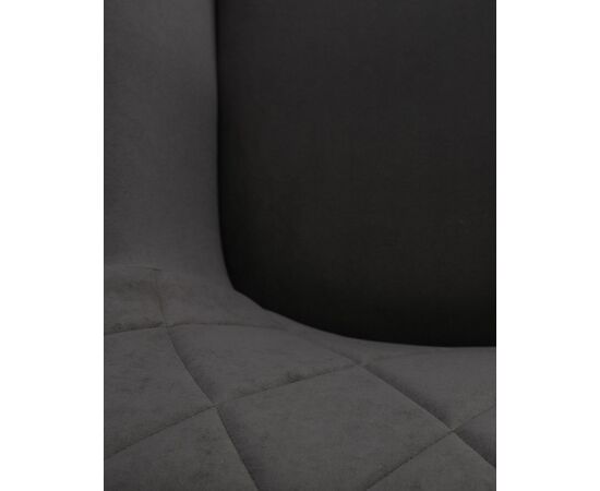 Стул обеденный DOBRIN ROBY, ЭМАЛЬ ЧЕРНЫЙ МУАР велюр Catania Chocolate, изображение 11 | Интернет магазин мебели и декора LifeDekor