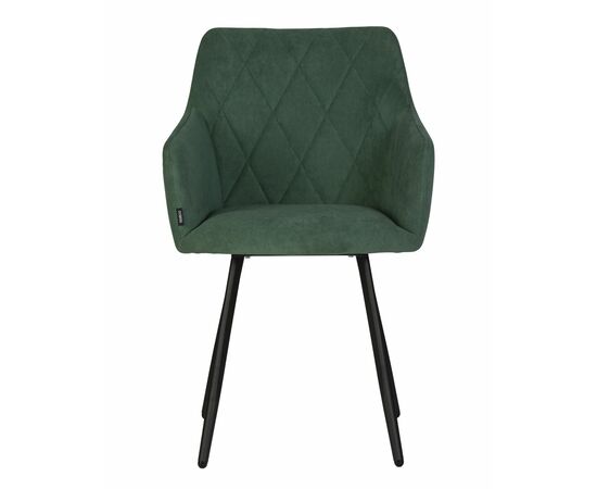 Стул обеденный DOBRIN ROBY, ЭМАЛЬ ЧЕРНЫЙ МУАР велюр Catania Izumrud, изображение 6 | Интернет магазин мебели и декора LifeDekor