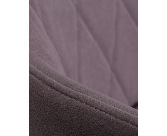 Стул обеденный DOBRIN ROBY, ЭМАЛЬ ЧЕРНЫЙ МУАР велюр Catania Lavender, изображение 10 | Интернет магазин мебели и декора LifeDekor