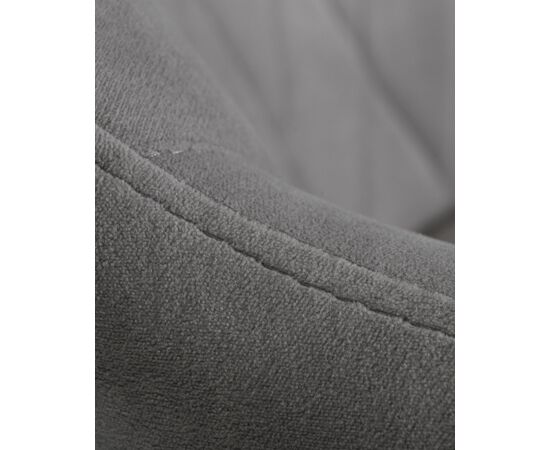 Стул обеденный DOBRIN ROBY, ЭМАЛЬ ЧЕРНЫЙ МУАР велюр Catania Smoke, изображение 10 | Интернет магазин мебели и декора LifeDekor