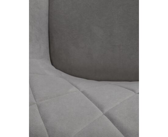 Стул обеденный DOBRIN ROBY, ЭМАЛЬ ЧЕРНЫЙ МУАР велюр Catania Smoke, изображение 11 | Интернет магазин мебели и декора LifeDekor