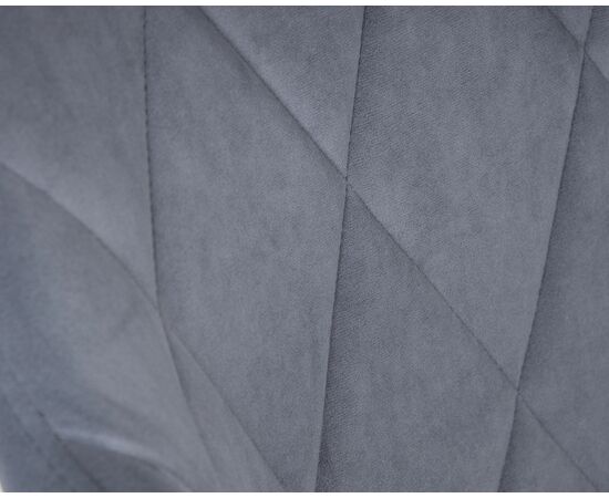 Стул обеденный DOBRIN ROBY, ЭМАЛЬ ЧЕРНЫЙ МУАР велюр Catania Steel, изображение 9 | Интернет магазин мебели и декора LifeDekor