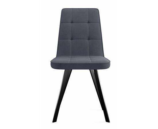 Стул DikLine 207 B28 ANTRACITE, ножки черные, изображение 3 | Интернет магазин мебели и декора LifeDekor