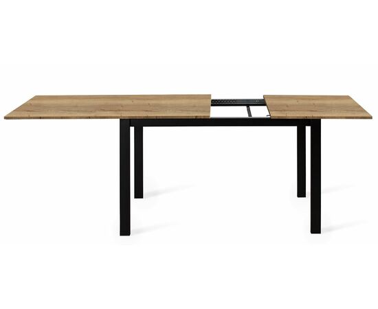 Стол Dikline L110 Дуб Галифакс (ЛДСП EGGER)/Опоры черный, изображение 2 | Интернет магазин мебели и декора LifeDekor