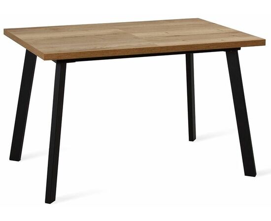 Стол Dikline HB120 Дуб Галифакс (ЛДСП EGGER)/опоры черные | Интернет магазин мебели и декора LifeDekor