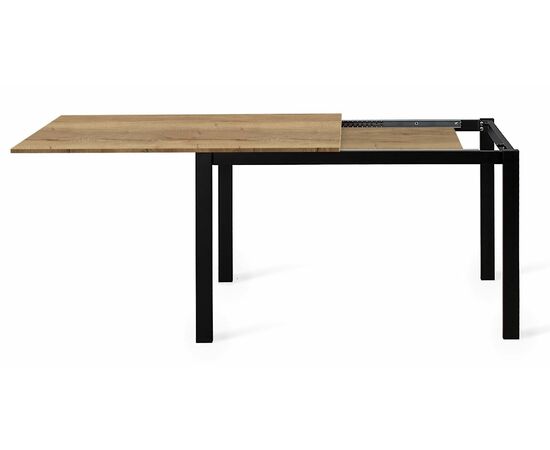 Стол Dikline L110 Дуб Галифакс (ЛДСП EGGER)/Опоры черный, изображение 3 | Интернет магазин мебели и декора LifeDekor