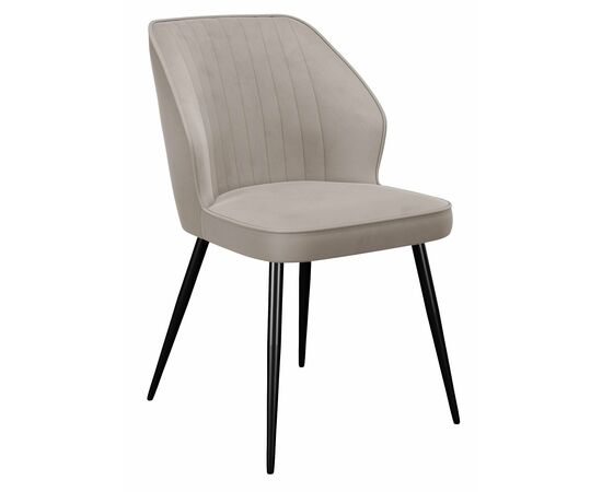 Стул DikLine 222М B03 BEIGE, ножки черные | Интернет магазин мебели и декора LifeDekor