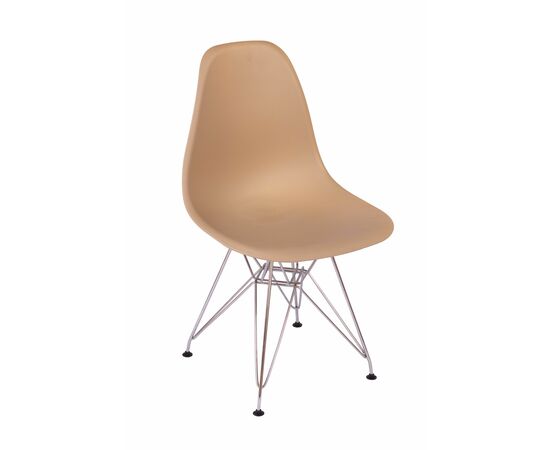 Стул Eames капучино, опора металл | Интернет магазин мебели и декора LifeDekor