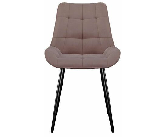 Стул DikLine 206М B5 LATTE, ножки черные, изображение 2 | Интернет магазин мебели и декора LifeDekor