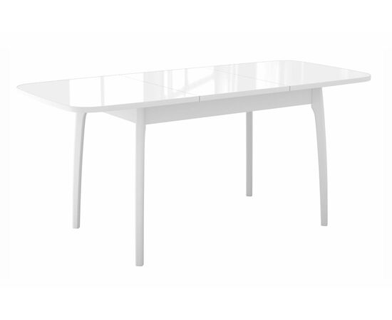 Стол DikLine М15 белый/стекло белое optiwhite, изображение 4 | Интернет магазин мебели и декора LifeDekor