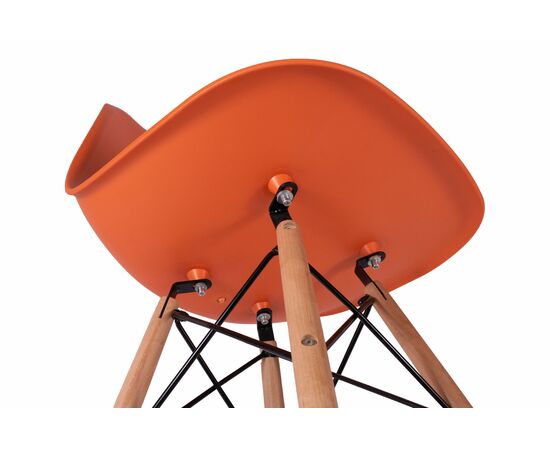 Стул Eames оранжевый, изображение 6 | Интернет магазин мебели и декора LifeDekor