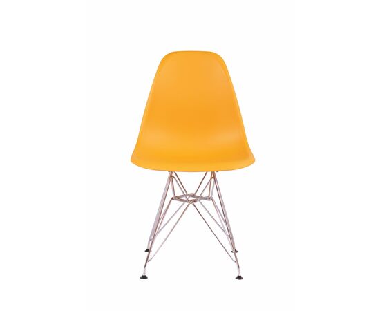 Стул Eames желтый, опора металл, изображение 2 | Интернет магазин мебели и декора LifeDekor