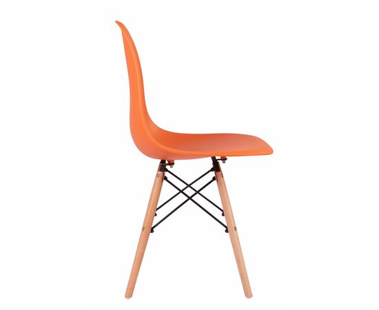 Стул Eames оранжевый, изображение 3 | Интернет магазин мебели и декора LifeDekor