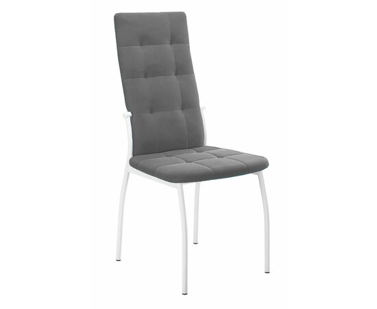 Стул DikLine ГАЛС-М каркас белый/ B22 GREY | Интернет магазин мебели и декора LifeDekor