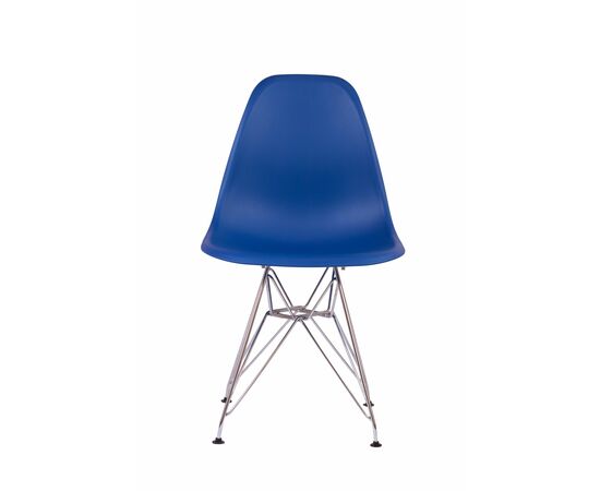 Стул Eames синий, опора металл, изображение 2 | Интернет магазин мебели и декора LifeDekor