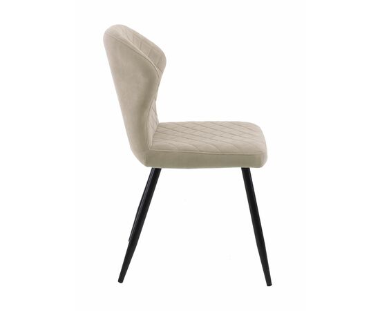 Стул DikLine 239М B03 BEIGE, ножки черные, изображение 2 | Интернет магазин мебели и декора LifeDekor
