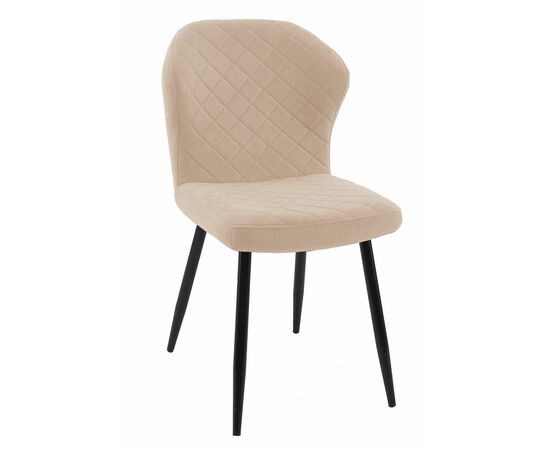 Стул DikLine 239М B03 BEIGE, ножки черные | Интернет магазин мебели и декора LifeDekor