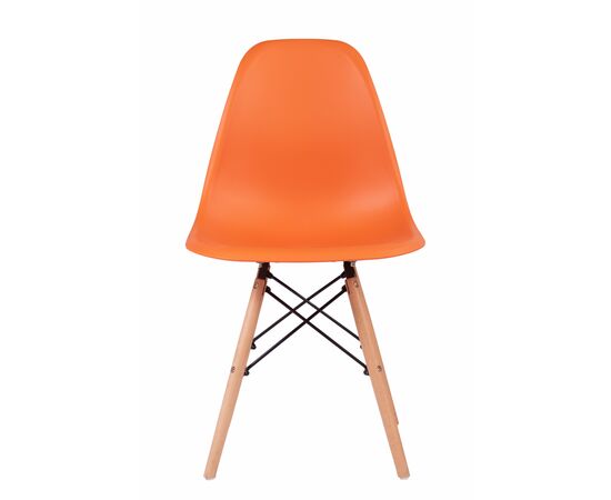 Стул Eames оранжевый, изображение 2 | Интернет магазин мебели и декора LifeDekor