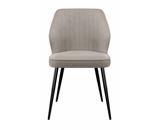 Стул DikLine 222М B03 BEIGE, ножки черные, изображение 2 | Интернет магазин мебели и декора LifeDekor