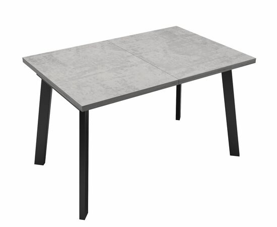 Стол DikLine HB120 Бетон (ЛДСП EGGER)/опоры черные, изображение 6 | Интернет магазин мебели и декора LifeDekor