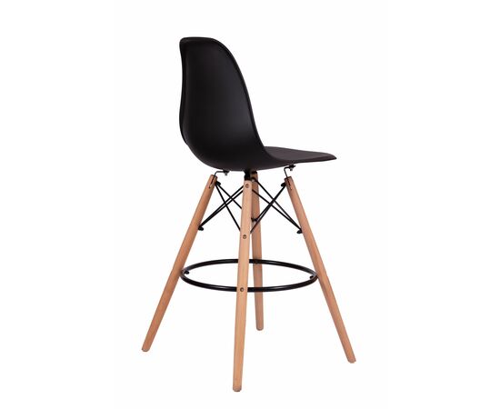 Стул Eames барный, черный, изображение 4 | Интернет магазин мебели и декора LifeDekor