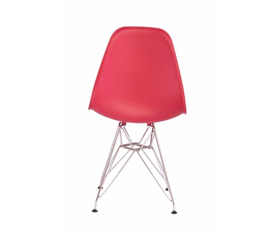 Стул Eames красный, опора металл, изображение 5 | Интернет магазин мебели и декора LifeDekor