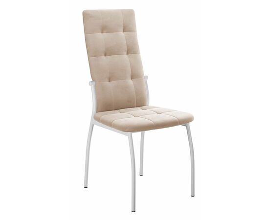 Стул DikLine ГАЛС-М каркас белый/ B03 BEIGE | Интернет магазин мебели и декора LifeDekor