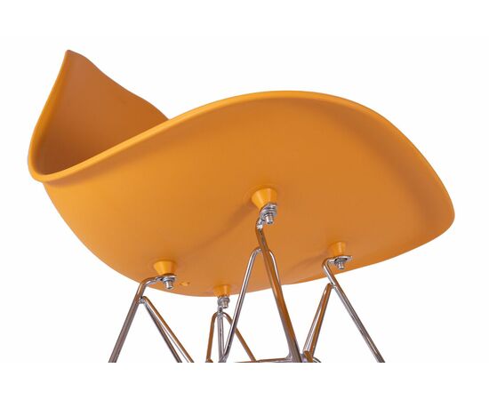 Стул Eames желтый, опора металл, изображение 6 | Интернет магазин мебели и декора LifeDekor