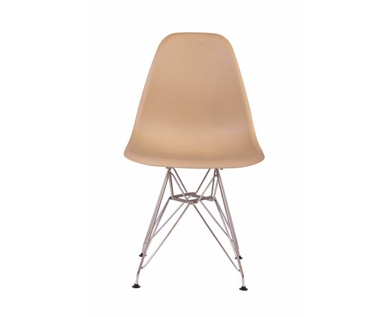 Стул Eames капучино, опора металл, изображение 2 | Интернет магазин мебели и декора LifeDekor